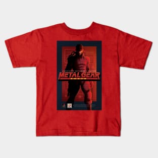 Metal Gear Solid "Snake" Poster/Print Kids T-Shirt